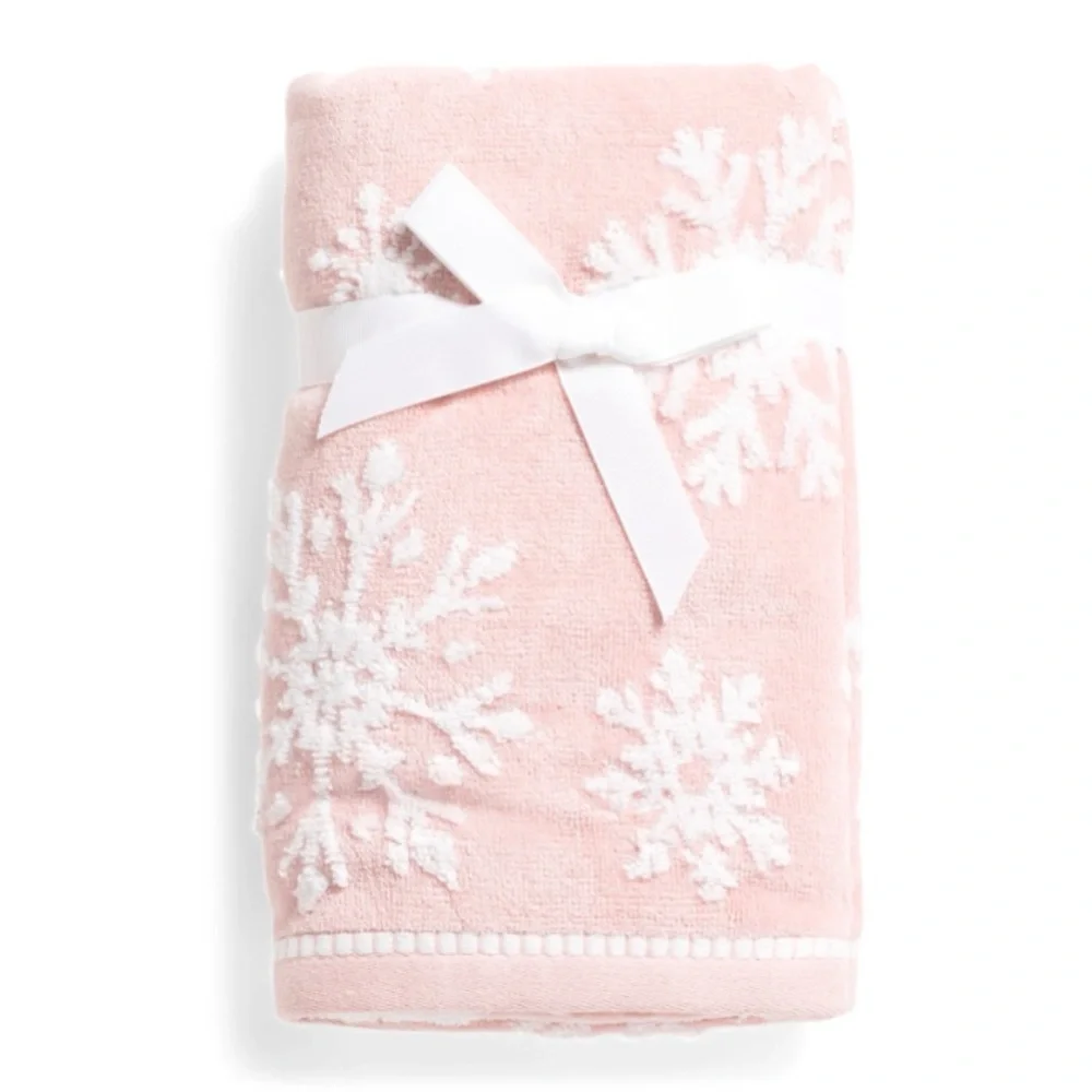 Caro Home Winter Flurries Hand Towels 2 Pack
